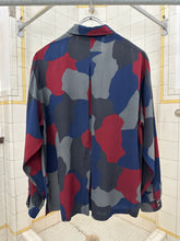 Load image into Gallery viewer, 1980s Claude Montana Silk Camo Shirt with Back Pleat - Size S