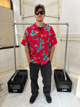 Load image into Gallery viewer, 1980s Claude Montana Cactus Cowboy Print Patch Pocket Shirt - Size XL