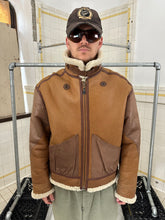 Load image into Gallery viewer, 1990s Armani B-3 Shearling Military Jacket - Size XL