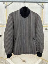 Load image into Gallery viewer, 1990s Comme des Garcons Homme Plus Faded Grey Pinstripe Cropped Bomber - Size M