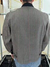 Load image into Gallery viewer, 1990s Comme des Garcons Homme Plus Faded Grey Pinstripe Cropped Bomber - Size M