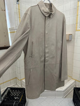Load image into Gallery viewer, 2000s Burberry Prorsum Leather Mac Coat with Bungee Collar - Size XL