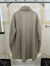 Load image into Gallery viewer, 2000s Burberry Prorsum Leather Mac Coat with Bungee Collar - Size XL