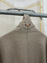 Load image into Gallery viewer, 2000s Burberry Prorsum Leather Mac Coat with Bungee Collar - Size XL