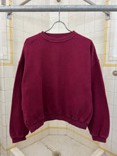 Load image into Gallery viewer, 1990s Armani Wine Red Crewneck - Size L