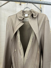 Load image into Gallery viewer, 2000s Burberry Prorsum Leather Mac Coat with Bungee Collar - Size XL