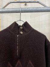 Load image into Gallery viewer, 1990s Armani Embroidered Quarterzip Fleece - Size L