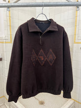 Load image into Gallery viewer, 1990s Armani Embroidered Quarterzip Fleece - Size L