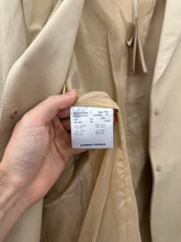 Load image into Gallery viewer, 2000s Burberry Prorsum Cream Leather Blazer - Size S