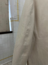 Load image into Gallery viewer, 2000s Burberry Prorsum Cream Leather Blazer - Size S