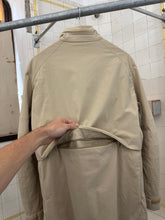 Load image into Gallery viewer, 2000s Burberry Prorsum Long Moto Jacket with Articulated Sleeves and Back Pocket - Size S