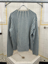 Load image into Gallery viewer, 2000s Burberry Prorsum Skrinkage Knit Striped Shirt - Size L