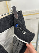 Load image into Gallery viewer, 1980s Claude Montana Denim Trousers with Off Center Metal Clasp Closure - Size M