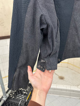 Load image into Gallery viewer, 1980s Claude Montana Denim Jacket with Quilted Lining and Shoulderpads - Size L