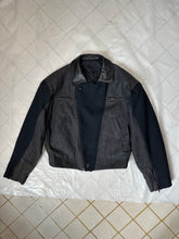 Load image into Gallery viewer, 1980s Claude Montana Denim Jacket with Quilted Lining and Shoulderpads - Size L