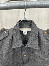 Load image into Gallery viewer, 1980s Claude Montana Heather Wool Western Shirt with Shoulderpads - Size L