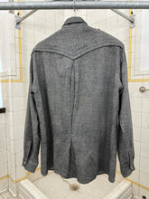 Load image into Gallery viewer, 1980s Claude Montana Heather Wool Western Shirt with Shoulderpads - Size L