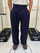 Load image into Gallery viewer, 1980s Claude Montana Triple Pleated Wool Trousers - Size M