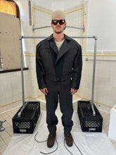 Load image into Gallery viewer, 1980s Claude Montana Denim Jacket with Quilted Lining and Shoulderpads - Size L