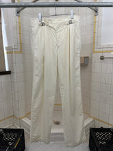 Load image into Gallery viewer, 1980s Ball Light Cotton Pleated Trousers with Waist Cinch Detail - Size M