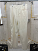 Load image into Gallery viewer, 1980s Ball Light Cotton Pleated Trousers with Waist Cinch Detail - Size M