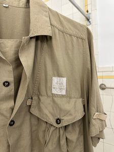 1980s Ball Cargo Shirt with Hidden Top Closure - Size M
