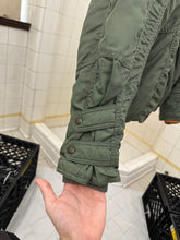 Load image into Gallery viewer, 1980s Ball Paneled Bomber Jacket with Snap Button Epaulets - Size M