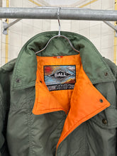 Load image into Gallery viewer, 1980s Ball Paneled Bomber Jacket with Snap Button Epaulets - Size M
