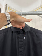 Load image into Gallery viewer, 1980s Parachute Wide Pleated Shirt with Multiple Buttoned Collar - Size S