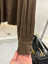 Load image into Gallery viewer, 1980s Parachute Corduroy Button Up with Pleated Voluminous Sleeves - Size M