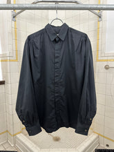 Load image into Gallery viewer, 1980s Parachute Triple Pleated Shoulders Button Up Shirt - Size M