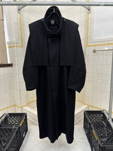 Load image into Gallery viewer, 1980s Parachute Long Wool Coat with Removable Shoulder Panel and Belt - Size L