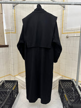 Load image into Gallery viewer, 1980s Parachute Long Wool Coat with Removable Shoulder Panel and Belt - Size L