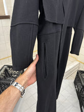Load image into Gallery viewer, 1980s Parachute Long Wool Coat with Removable Shoulder Panel and Belt - Size L