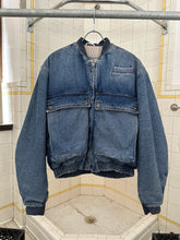 Load image into Gallery viewer, 1980s Katharine Hamnett Padded Denim Cargo Jacket - Size L