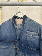 Load image into Gallery viewer, 1980s Katharine Hamnett Padded Denim Cargo Jacket - Size L
