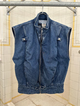 Load image into Gallery viewer, 1980s Marithe Francois Girbaud x Complements Denim Life Preserver Vest - Size S