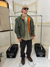 Load image into Gallery viewer, 1980s Ball Paneled Bomber Jacket with Snap Button Epaulets - Size M