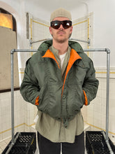 Load image into Gallery viewer, 1980s Ball Paneled Bomber Jacket with Snap Button Epaulets - Size M
