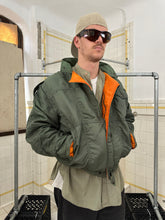 Load image into Gallery viewer, 1980s Ball Paneled Bomber Jacket with Snap Button Epaulets - Size M