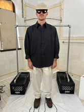Load image into Gallery viewer, 1980s Parachute Wide Pleated Shirt with Multiple Buttoned Collar - Size S