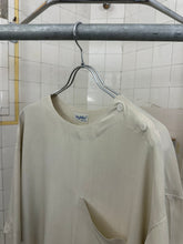Load image into Gallery viewer, 1980s Vintage Italian Designer Silk T Shirt with Shoulder Buttons - Size XL
