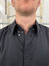 Load image into Gallery viewer, 1980s Parachute Wide Pleated Shirt with Multiple Buttoned Collar - Size S