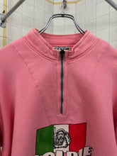 Load image into Gallery viewer, 1980s Vintage Italian Designer Gusseted Quarter Zip - Size L