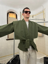 Load image into Gallery viewer, 1980s Parachute Belted Samurai Jacket - Size M
