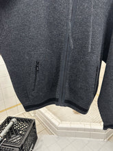 Load image into Gallery viewer, 2000s Marithe Francois Girbaud Zippered Wool Hoodie with Fleece Hood - Size XL