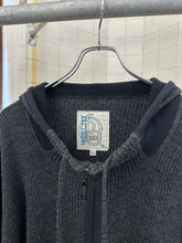 Load image into Gallery viewer, 2000s Marithe Francois Girbaud Zippered Wool Hoodie with Fleece Hood - Size XL