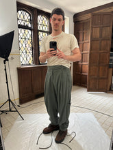 Load image into Gallery viewer, 1980s Vintage French Designer Stacked Pleated Trousers - Size S