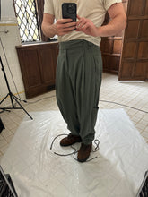 Load image into Gallery viewer, 1980s Vintage French Designer Stacked Pleated Trousers - Size S