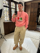 Load image into Gallery viewer, 1980s Vintage Italian Designer Gusseted Quarter Zip - Size L